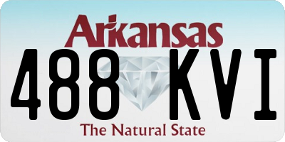 AR license plate 488KVI