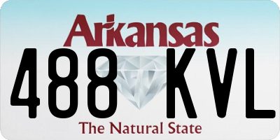 AR license plate 488KVL