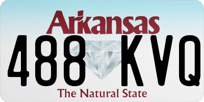 AR license plate 488KVQ