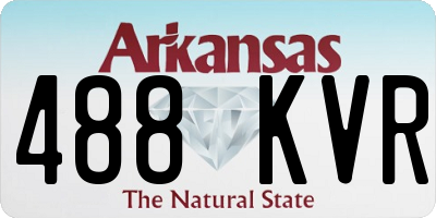 AR license plate 488KVR