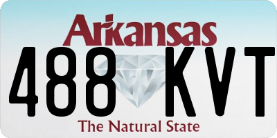 AR license plate 488KVT