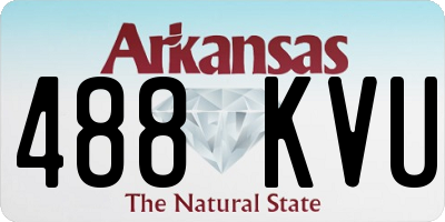 AR license plate 488KVU