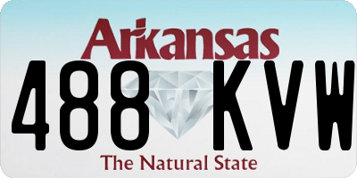 AR license plate 488KVW