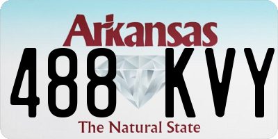 AR license plate 488KVY