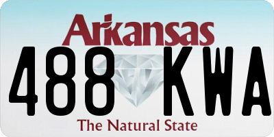 AR license plate 488KWA