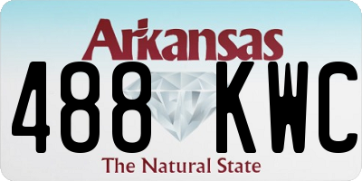 AR license plate 488KWC