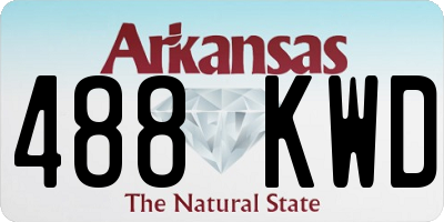 AR license plate 488KWD