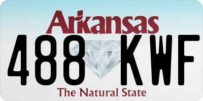 AR license plate 488KWF