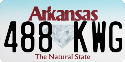 AR license plate 488KWG