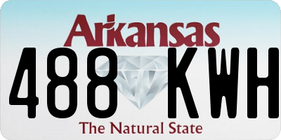AR license plate 488KWH