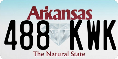 AR license plate 488KWK