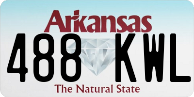 AR license plate 488KWL