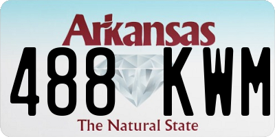 AR license plate 488KWM