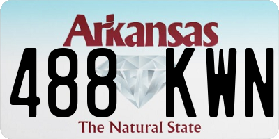 AR license plate 488KWN