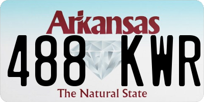 AR license plate 488KWR