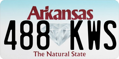 AR license plate 488KWS