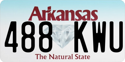 AR license plate 488KWU