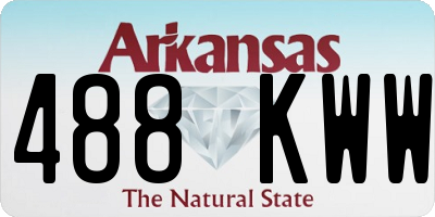 AR license plate 488KWW
