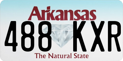 AR license plate 488KXR