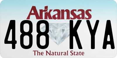 AR license plate 488KYA