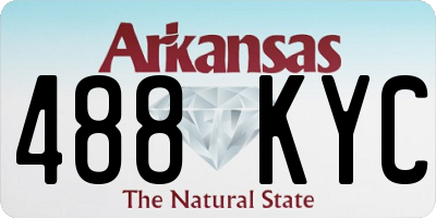 AR license plate 488KYC