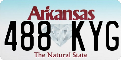 AR license plate 488KYG
