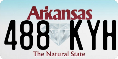 AR license plate 488KYH