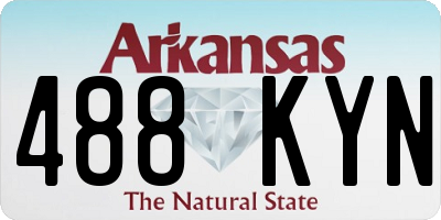 AR license plate 488KYN