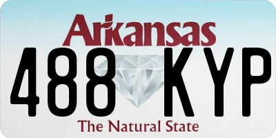 AR license plate 488KYP
