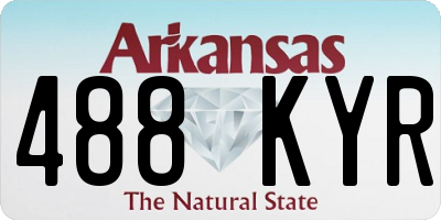 AR license plate 488KYR