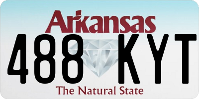 AR license plate 488KYT