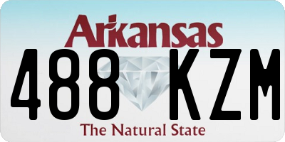 AR license plate 488KZM