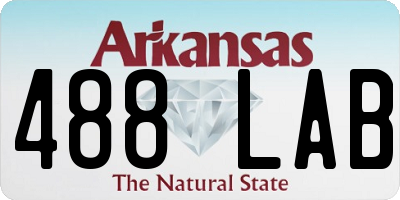 AR license plate 488LAB