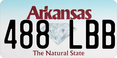 AR license plate 488LBB