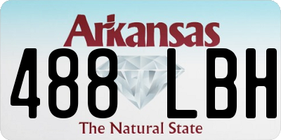 AR license plate 488LBH