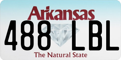 AR license plate 488LBL