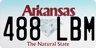 AR license plate 488LBM