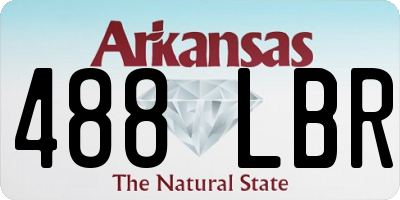 AR license plate 488LBR