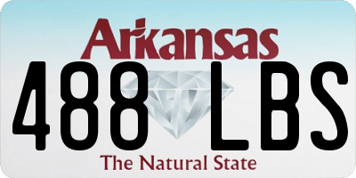 AR license plate 488LBS
