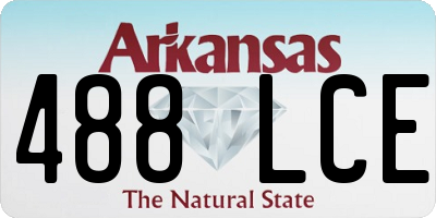 AR license plate 488LCE