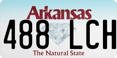 AR license plate 488LCH