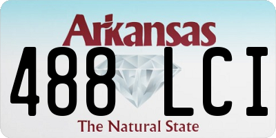AR license plate 488LCI
