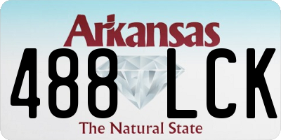 AR license plate 488LCK