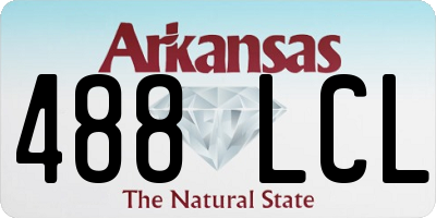 AR license plate 488LCL