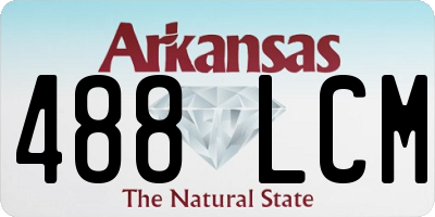 AR license plate 488LCM