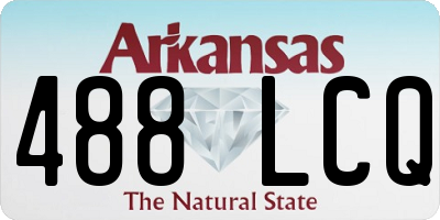 AR license plate 488LCQ