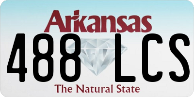 AR license plate 488LCS