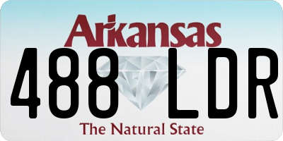 AR license plate 488LDR
