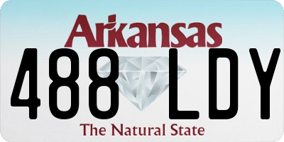 AR license plate 488LDY