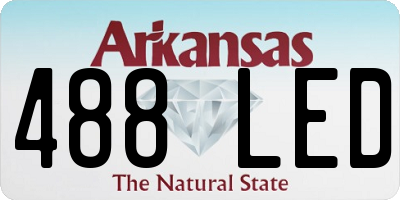 AR license plate 488LED